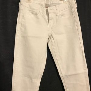 Super skinny white jeans